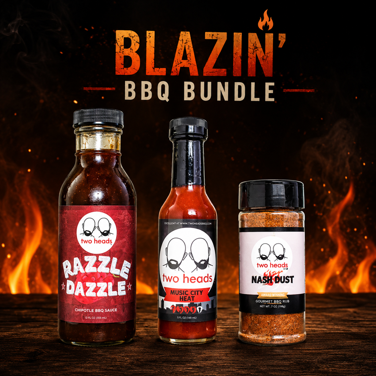 Shop | TWO HEADS HOT SAUCE™ Heat You Can Taste